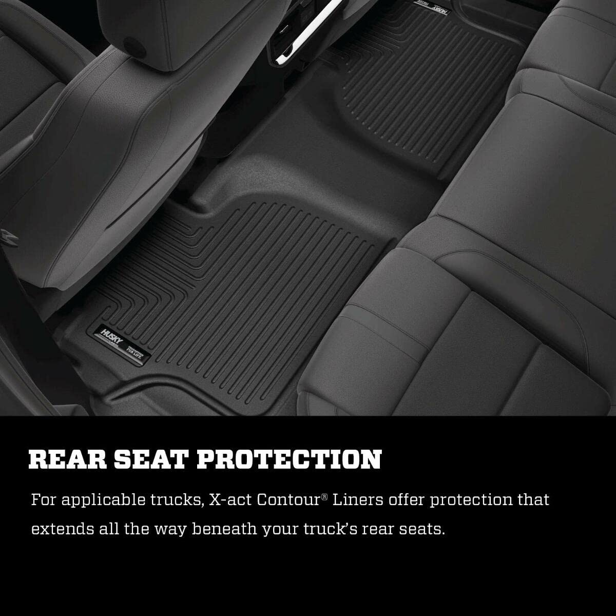 Husky Liners 52341 Husky Liners X-act Contour Floor Mats – Fits 2016 - 2018 Hyundai Tucson – Front Row, 2-pc Black - 52341