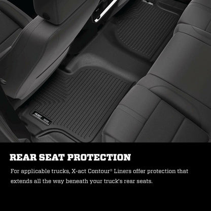 Husky Liners 52341 Husky Liners X-act Contour Floor Mats – Fits 2016 - 2018 Hyundai Tucson – Front Row, 2-pc Black - 52341