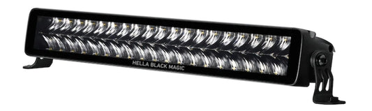HELLA 358176401 Hella Black Magic LED Series 21.5 Inch Double Lightbar - LED Spotlight- Performance High Beam Off-Road Light for Pickup Trucks, ATV, SUV, 4x4, Jeep, Tractors / 358176401