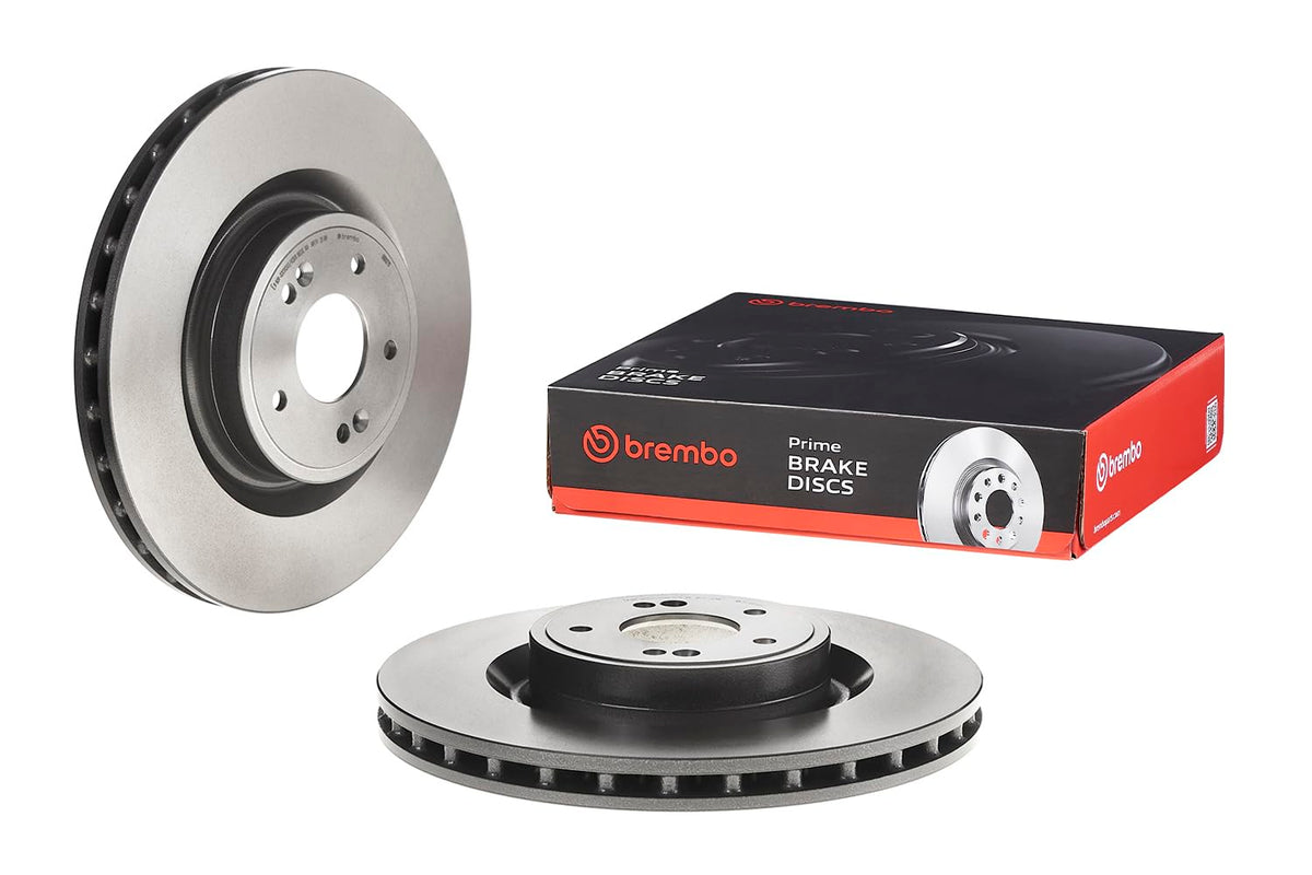 BREMBO 09D02711C02 Brembo 09.D027.11 UV Coated Pillar Vented Brake Rotor GENESIS/KIA OE# 51712J5550