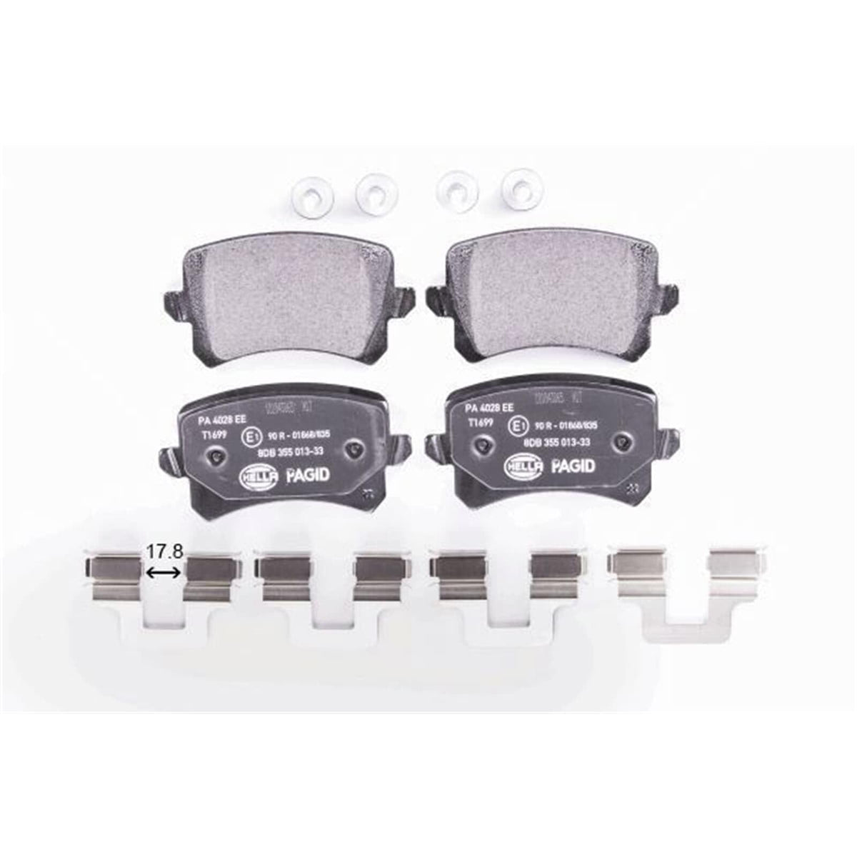 HELLA 355025331 Hella 355025331 BRAKE PAD SET DISC BRAKE