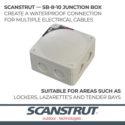 SCANSTRUT SB-8-10 Scanstrut SB-8-10 Waterproof Electrical Junction Box - 10-Way