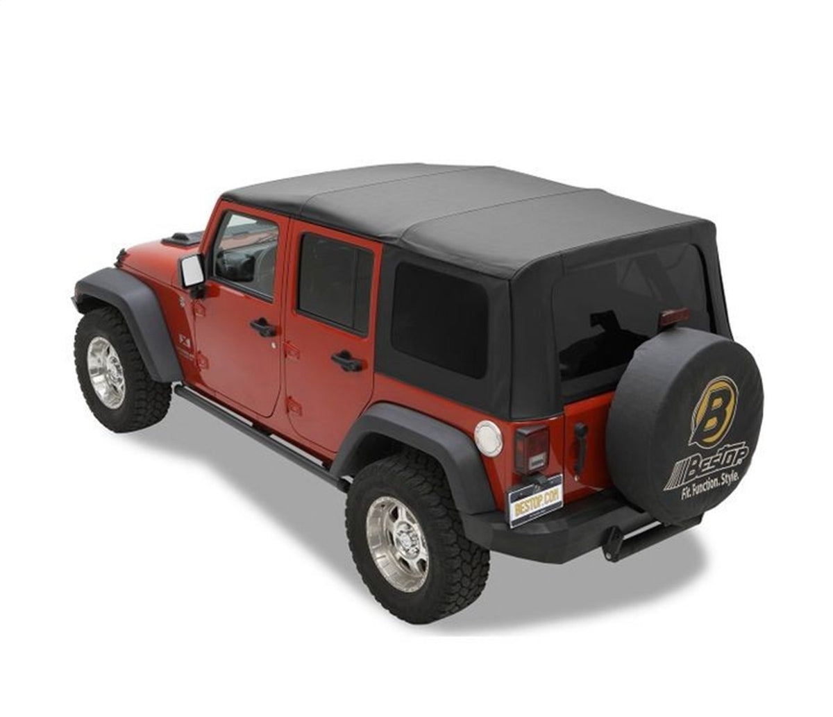 BESTOP 79147-35 Bestop 7914735 Black Diamond Sailcloth Replace-A-Top for 2007-2018 Wrangler Unlimited