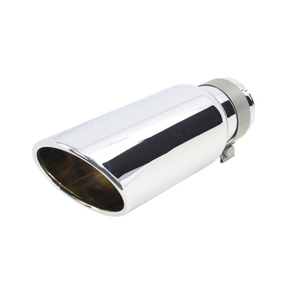 GO RHINO GRT35514 Go Rhino Exhaust Tip | Stainless Steel, Chrome | GRT35514 | Fits 3 ½" Diameter Exhaust Tubes