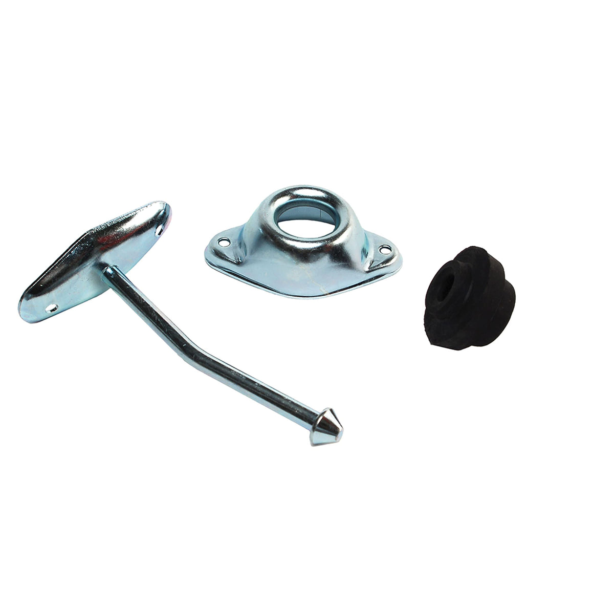 RV DESIGNER E257 RV Designer E257-4.75" Angled Metal Plunger RV Entry Door Holder, Zinc
