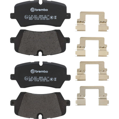 BREMBO P44021 Brembo P44021 Low-Met Alloy Steel Rear Disc Brake Pad Set LAND ROVER OE# LR079910