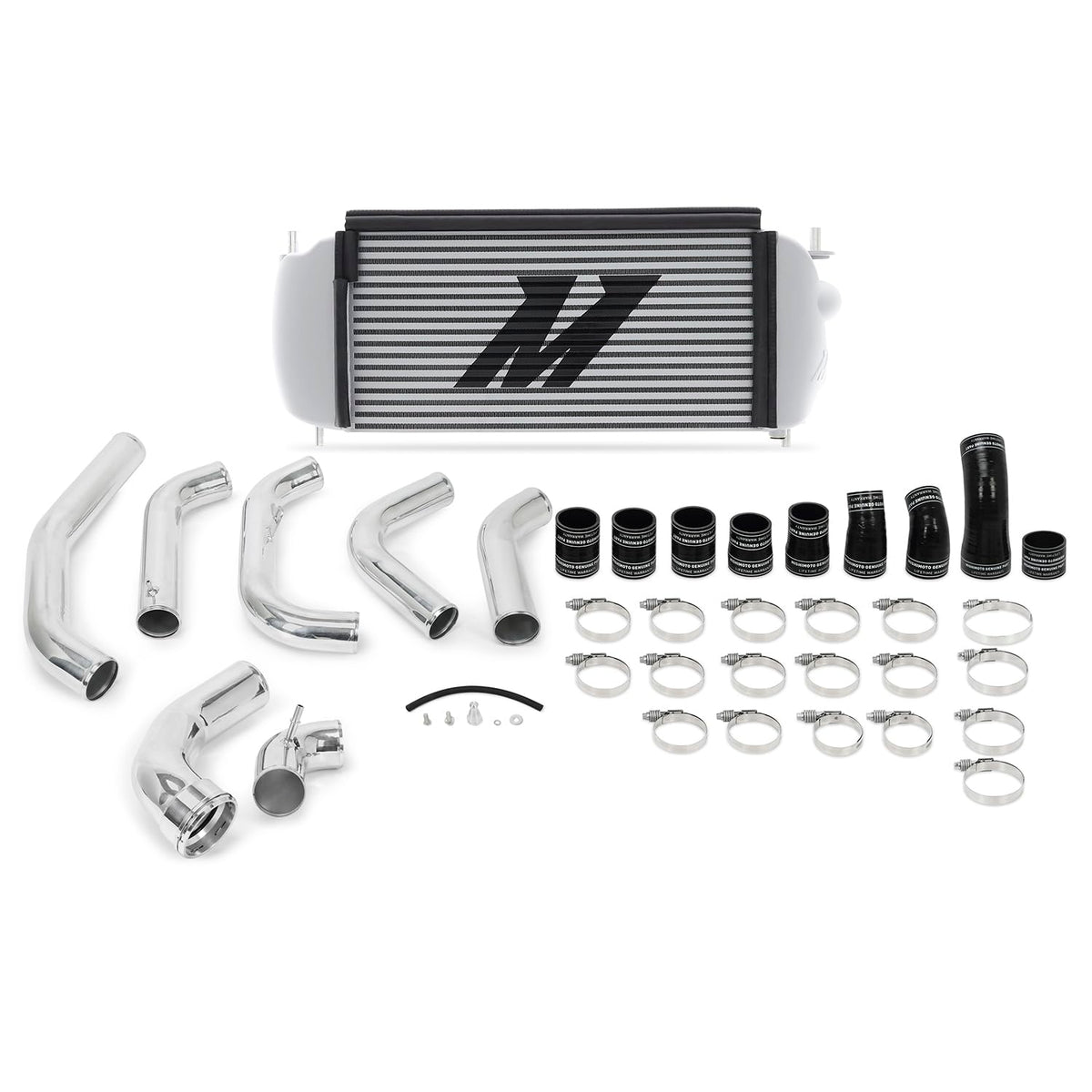 MISHIMOTO MMINT-F35T-15KPSL Mishimoto MMINT-F35T-15KPSL Performance Intercooler Kit Fits Ford F-150 3.5 EcoBoost 2015+ Silver