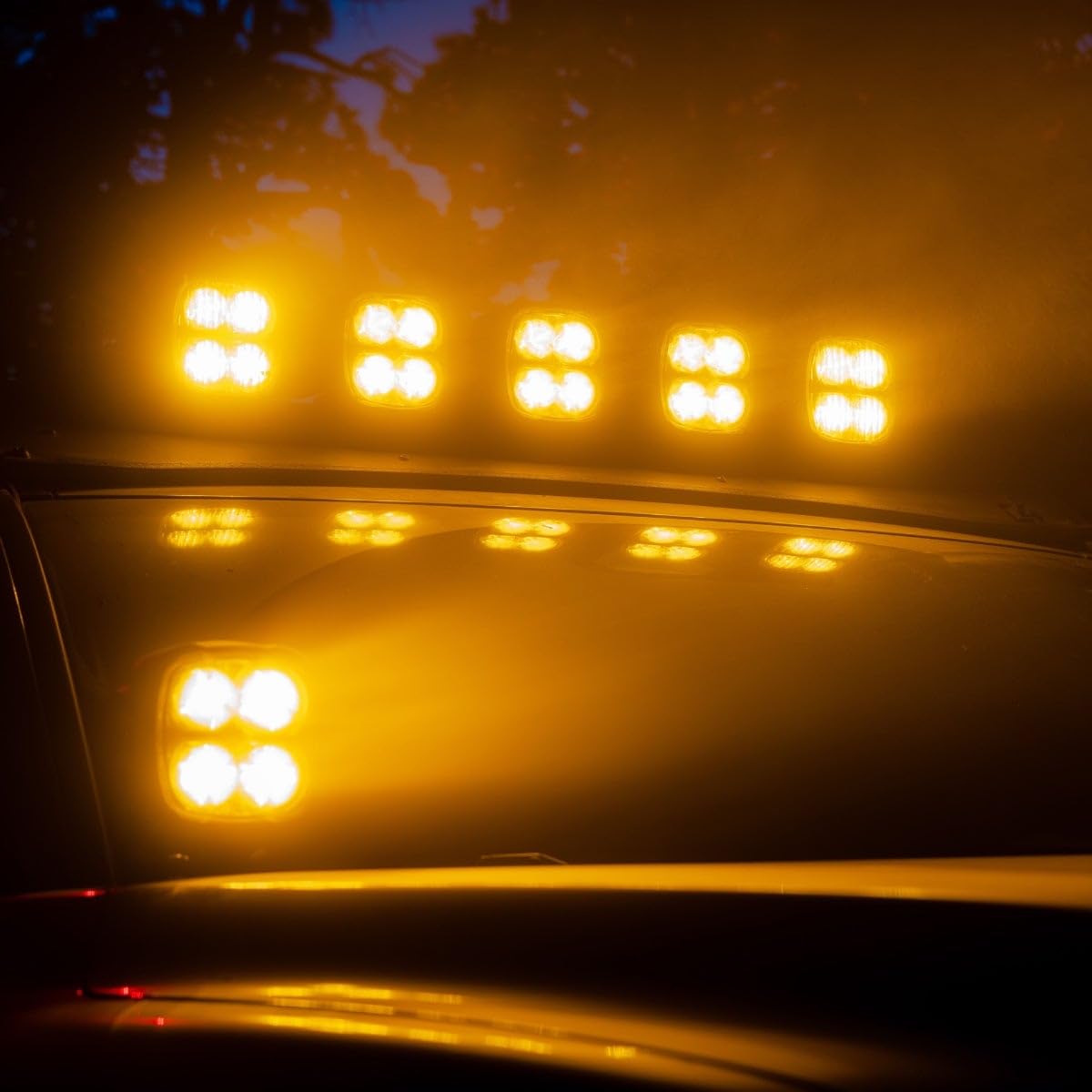 Rigid Industries 168240 Rigid Industries Phoenix Spot LED Light Pod - Amber Backlight, 5 Color Modes, 3 Power Modes, Universal Fit