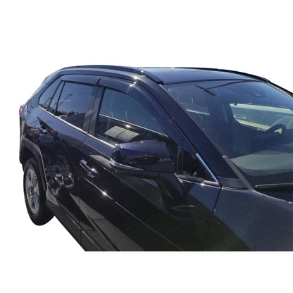 TRAILFX 4255H TRAILFX Rain Guard Tape On Window Vent Visors Acrylic with A Smoke Tint 4 Piece Compatible with RAV4 19- - 4255H