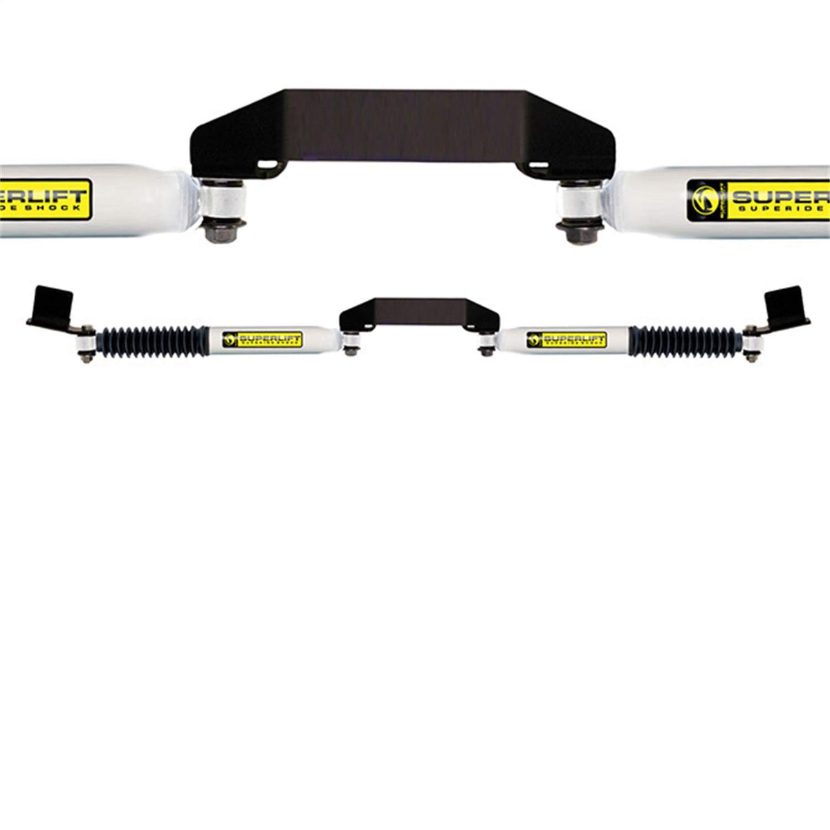 SUPERLIFT 92694 RealTruck SUPERLIFT SUSPENSION Dual Steering Stabilizer Kit for Ford F-250/F-350 | Shadow Series Cylinders | 92694 | Fits 2008-2022 Ford F-250 / F-350 4WD with 3" or More Lift