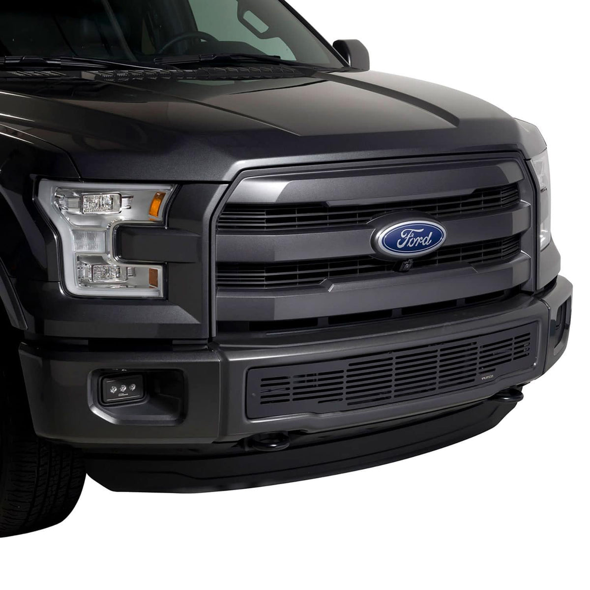 Putco 83166 Putco 83166 2017-2019 Ford Super Duty - Hex Shield - Black Powdercoated