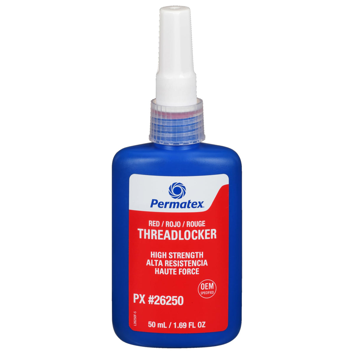 PERMATEX 26250 Permatex 26250 Permanent Strength Threadlocker Red, 50 ml