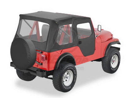 BESTOP 51405-01 Bestop Tigertop Black Crush 5140501 for Jeep CJ5 & M38A1 1951-1975
