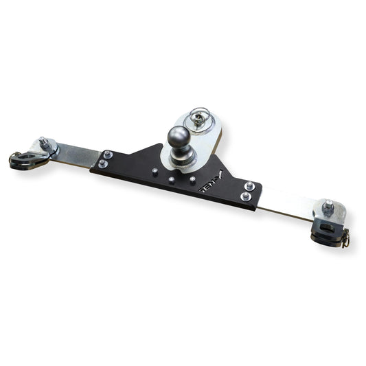 GEN-Y HITCH GH-21014 GEN-Y Hitch GoosePuck GEN II Main Assembly - 5" Offset - 25K Overall Towing - with Safety Chain Anchors Incorporated - Compatible with Dodge Ram Trucks