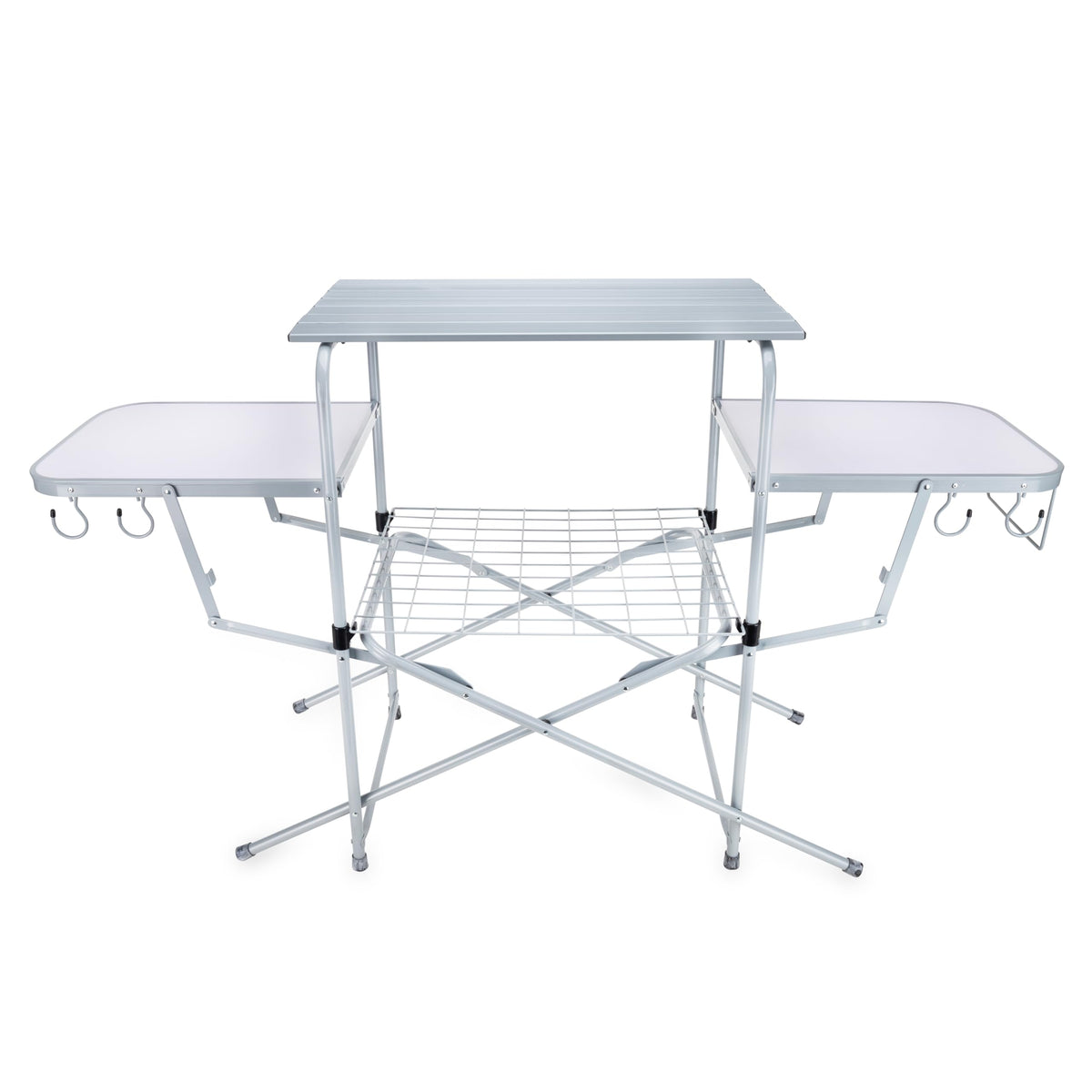 CAMCO 57293 Camco Olympian Deluxe Folding Portable Grill Table for Campsites, 57293
