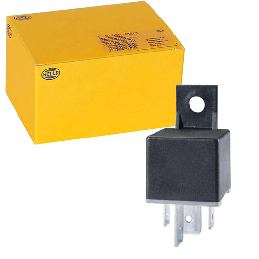 Hella 007793041 12V 50A SPST Mini ISO Relay with Bracket, Multi