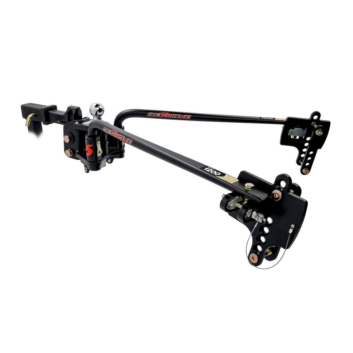 CAMCO 48734 Camco Eaz-Lift ReCurve R6 Weight Distribution Hitch, 1200 lb Kit with 2 5/16″ Ball