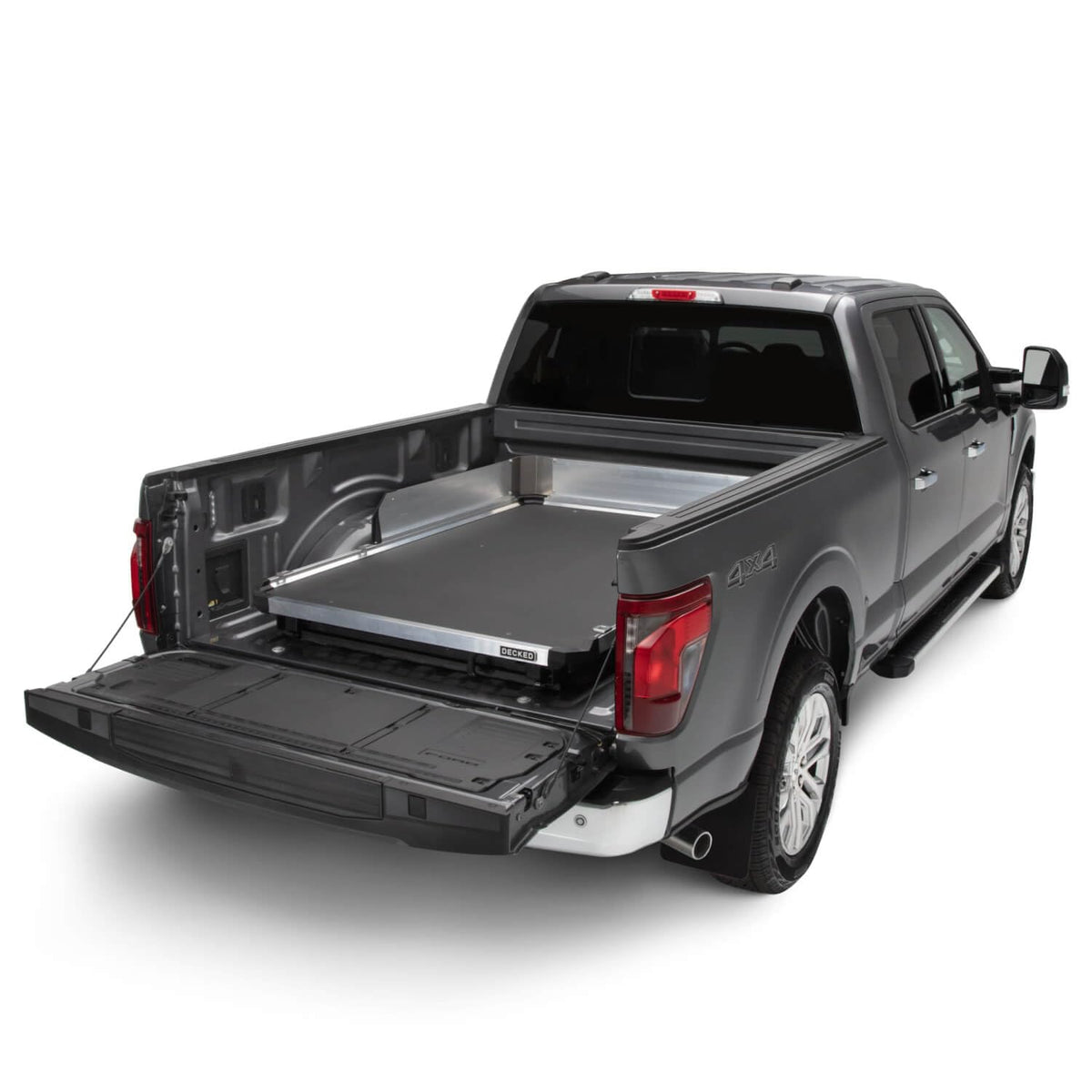 CARGOGLIDE C0030-HS41-ALM DECKED High Sides Kit for 41" CargoGlide Models – Side Rail Extension Panels for Added Cargo Containment – for Midsize Truck Only