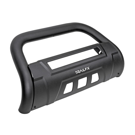 TRAILFX B1614T TrailFX Bull Bar with Skid Plate for Toyota Tundra 2022-2025 Black Matte Titanium Powder Coated 3.5 Inch Diameter Steel Frame Mount TrailFX B1614T