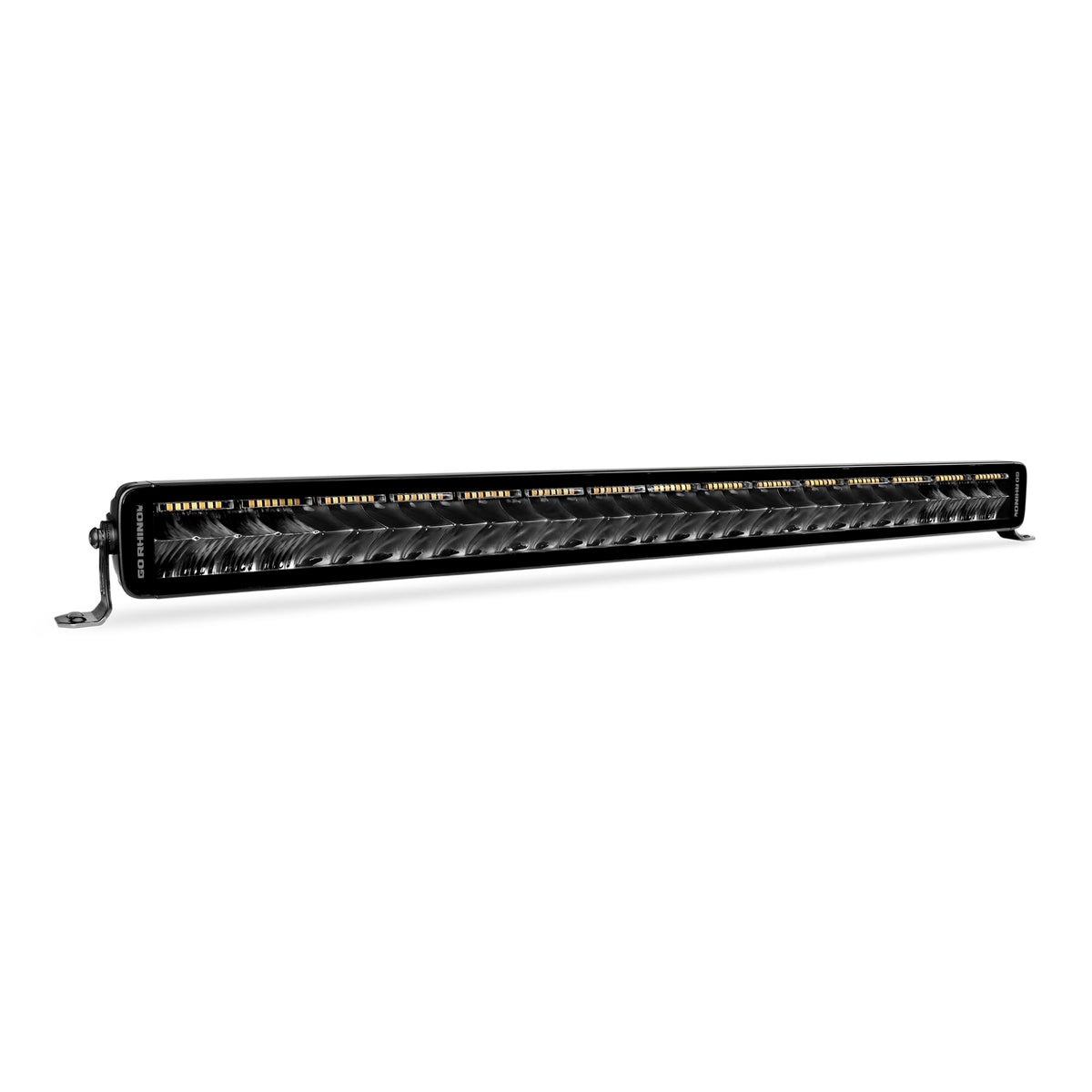 GO RHINO 753003012CDS Go Rhino Xplor Lighting: Blackout Combo Series 32" Double Row LED Light Bar | Side & Track Mount, Aluminum, Black | 753003012CDS