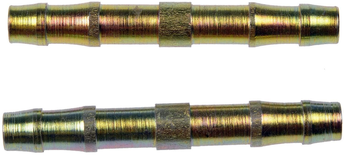 DORMAN 800-011 Dorman 800-011 Barbed Carbon Steel Union For 3/8 In. Nylon Fuel Lines, 2 Pack Universal Fit