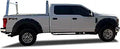 Black Horse Heavy Duty Ladder Rack Base System 5.5' Bed Silver Aluminum Compatible with All 3/4-ton Trucks with 5.5ft to 5.7ft Bed Length Not Compatible with tonneau covers-CSBURHD55