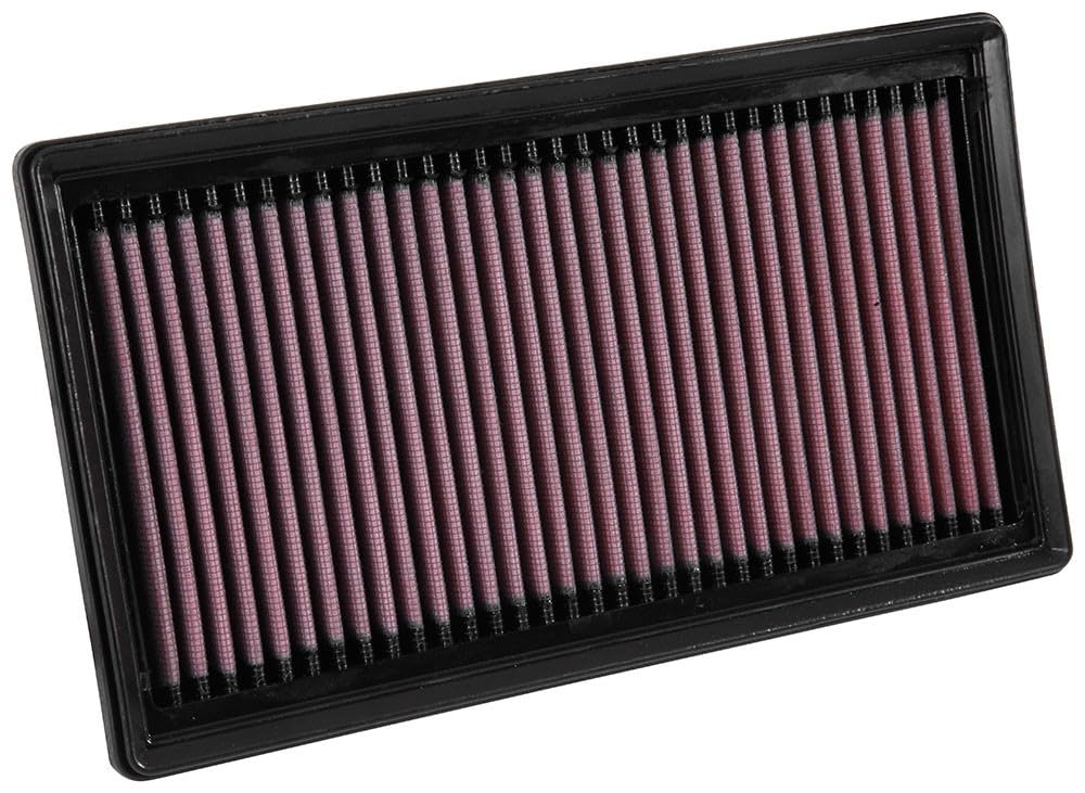 K&N FILTER 33-3080 K&N High-Flow Original Lifetime Engine Air Filter: Increase Power: Premium, Washable: Compatible with 2016-2026 Fiat/Toyota/Lexus: (See Product Description for Select Models) 33-3080