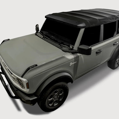 Oracle 5888-023 ORACLE Lighting 5888-023 Black Integrated Windshield Roof LED Light Bar System fits 2021 2024 Bronco - High-Powered Lighting 30x 8-Watt LED Main Light