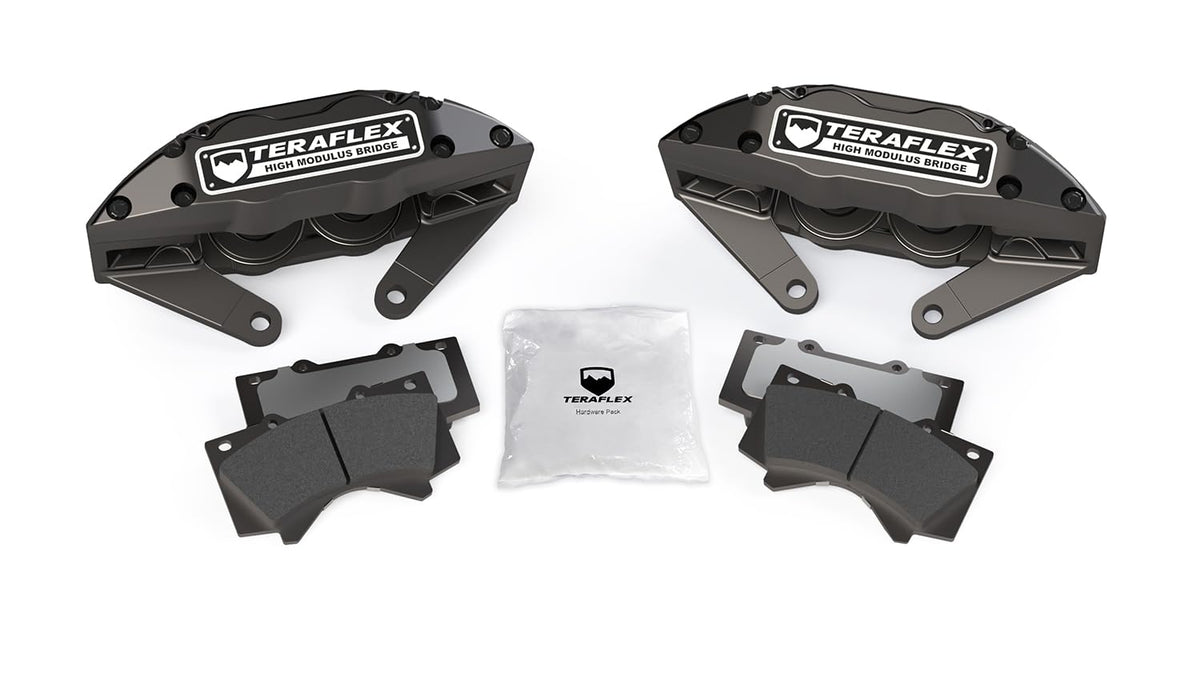 TERAFLEX 4403402 TeraFlex 4403402 Delta High Modulus Rear Brake Caliper And Pads Kit