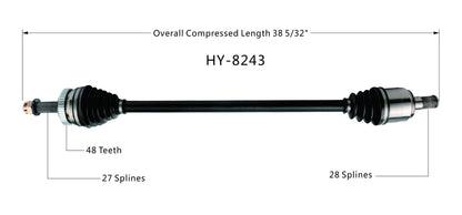TRAKMOTIVE HY-8243 TrakMotive HY-8243 CV Axle, 1 Pack