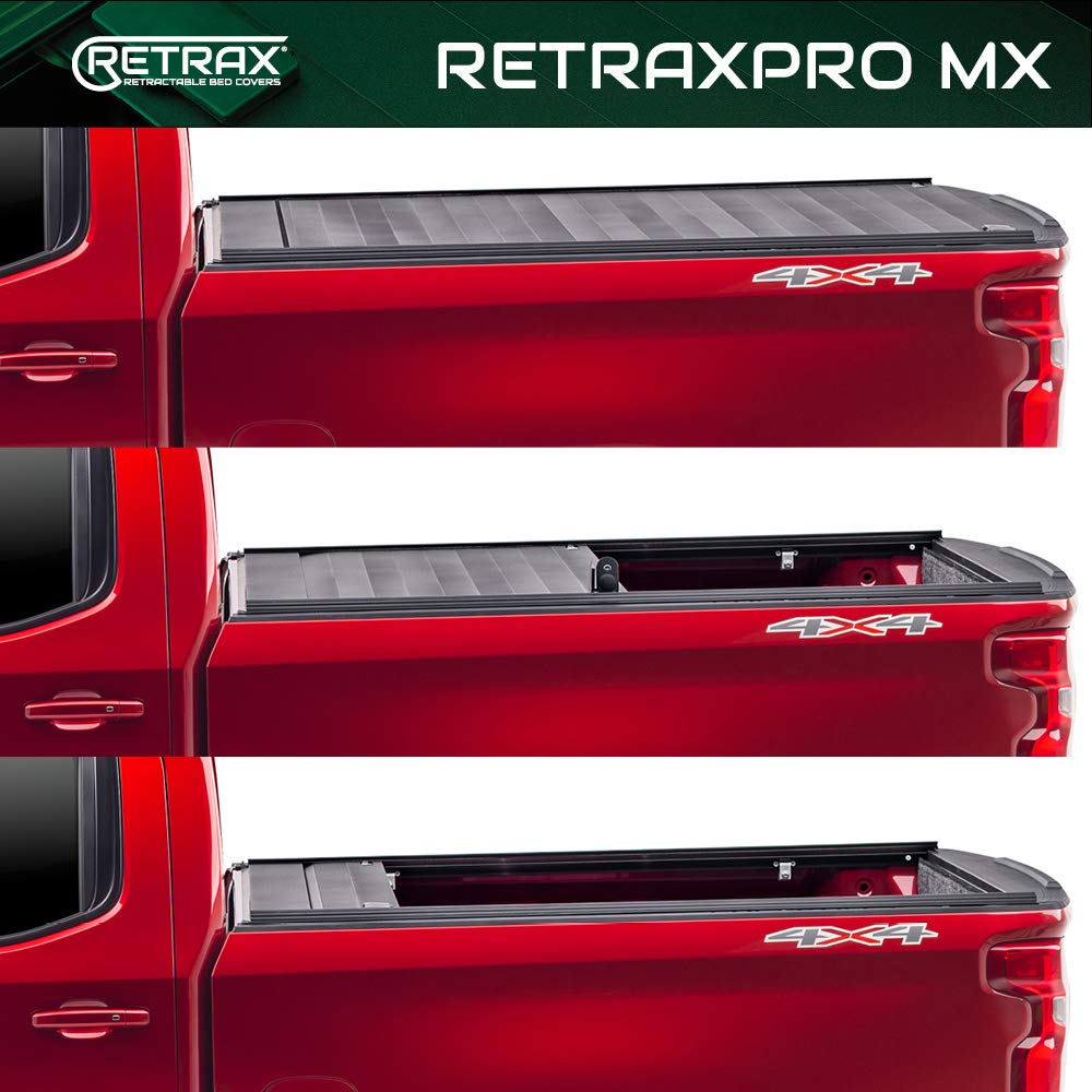 RealTruck 80402 RealTruck Retrax RetraxPRO MX Retractable Truck Bed Tonneau Cover – 80402 – Fits 1988 - 2007 Chevy/GMC Silverado/Sierra Classic 6' 6" Bed (78")