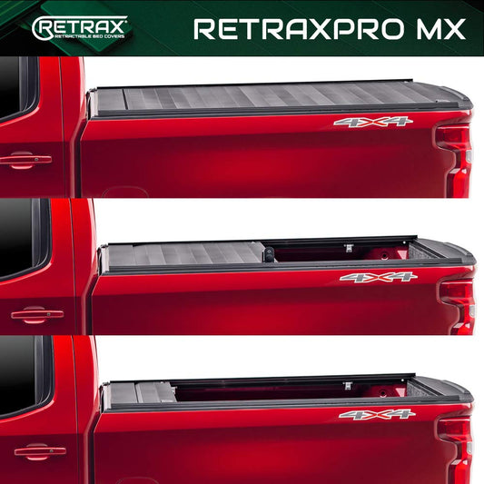 Retrax 80502 RealTruck Retrax RetraxPRO MX Retractable Truck Bed Tonneau Cover – 80502 – Fits 2017 - 2025 Honda Ridgeline 5' 4" Bed (64")