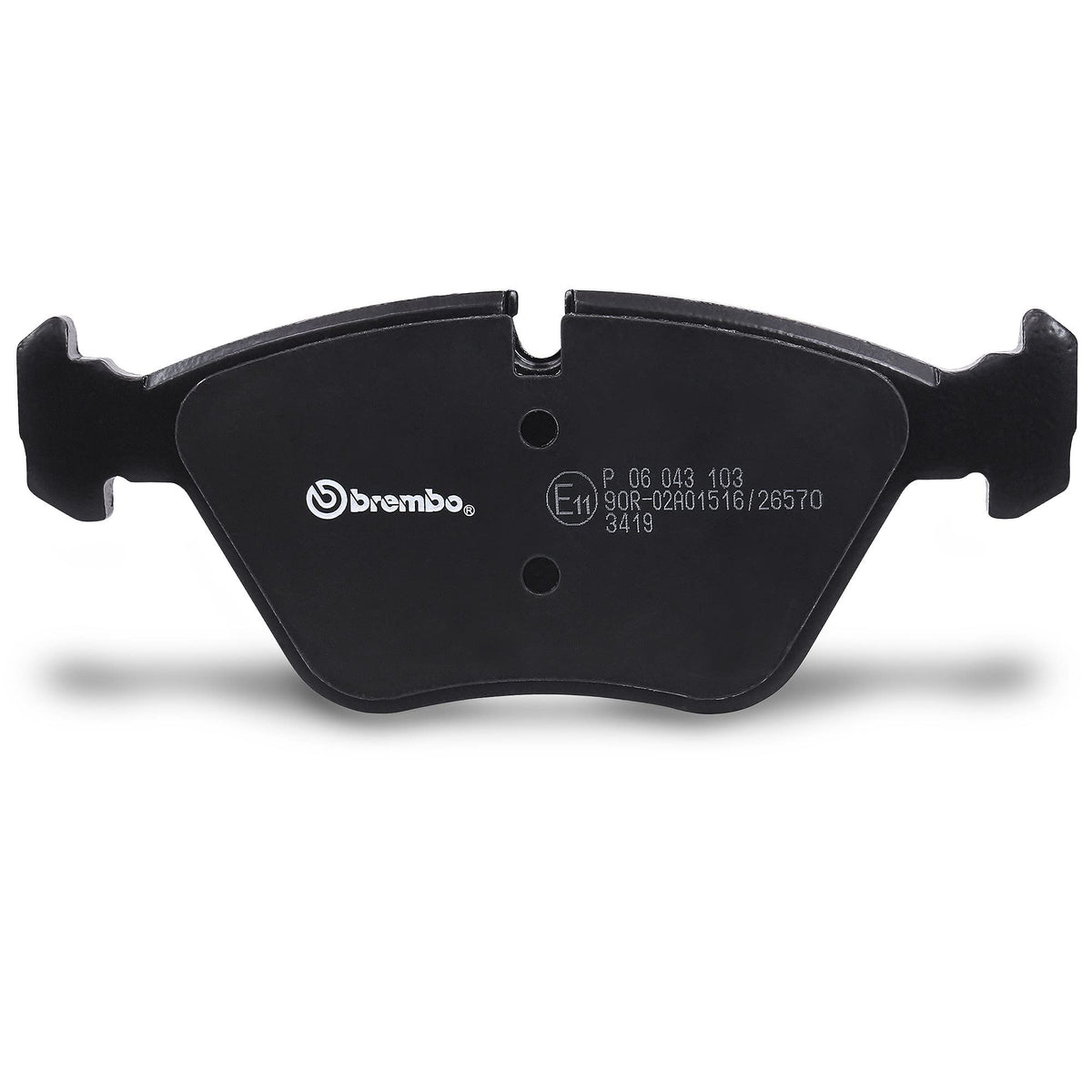 BREMBO P06043 Brembo P06043 Low-Met Front Disc Brake Pad Set BMW/MG/ROVER/WIESMANN OE# 34113404362