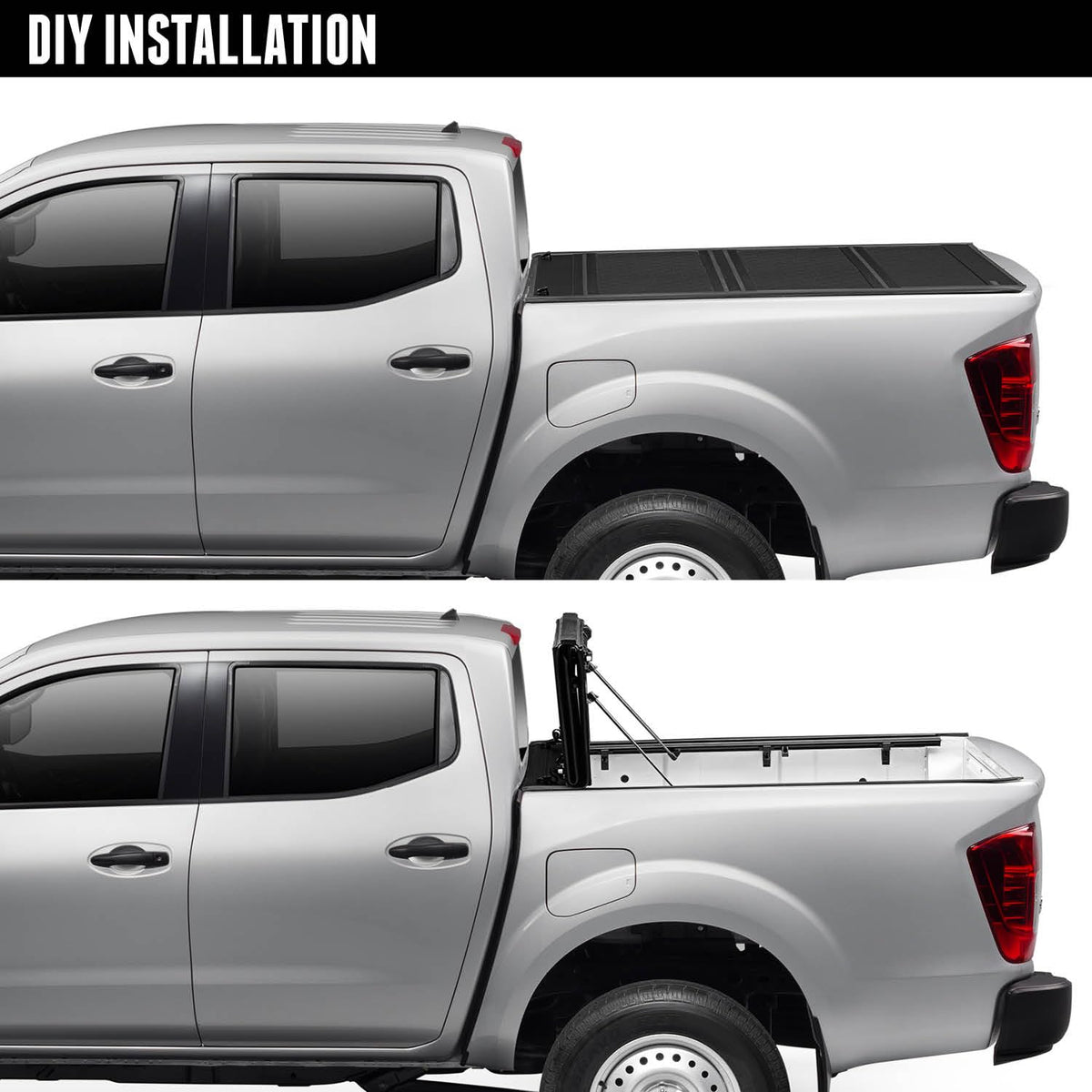 UNDERCOVER FX31013 RealTruck Undercover Flex Hard Folding Truck Bed Tonneau Cover – FX31013 – Fits 2019-2025 Dodge Ram 1500 w/Multi-Function Tailgate (w/o RamBox) 6' 4" Bed (76.3")
