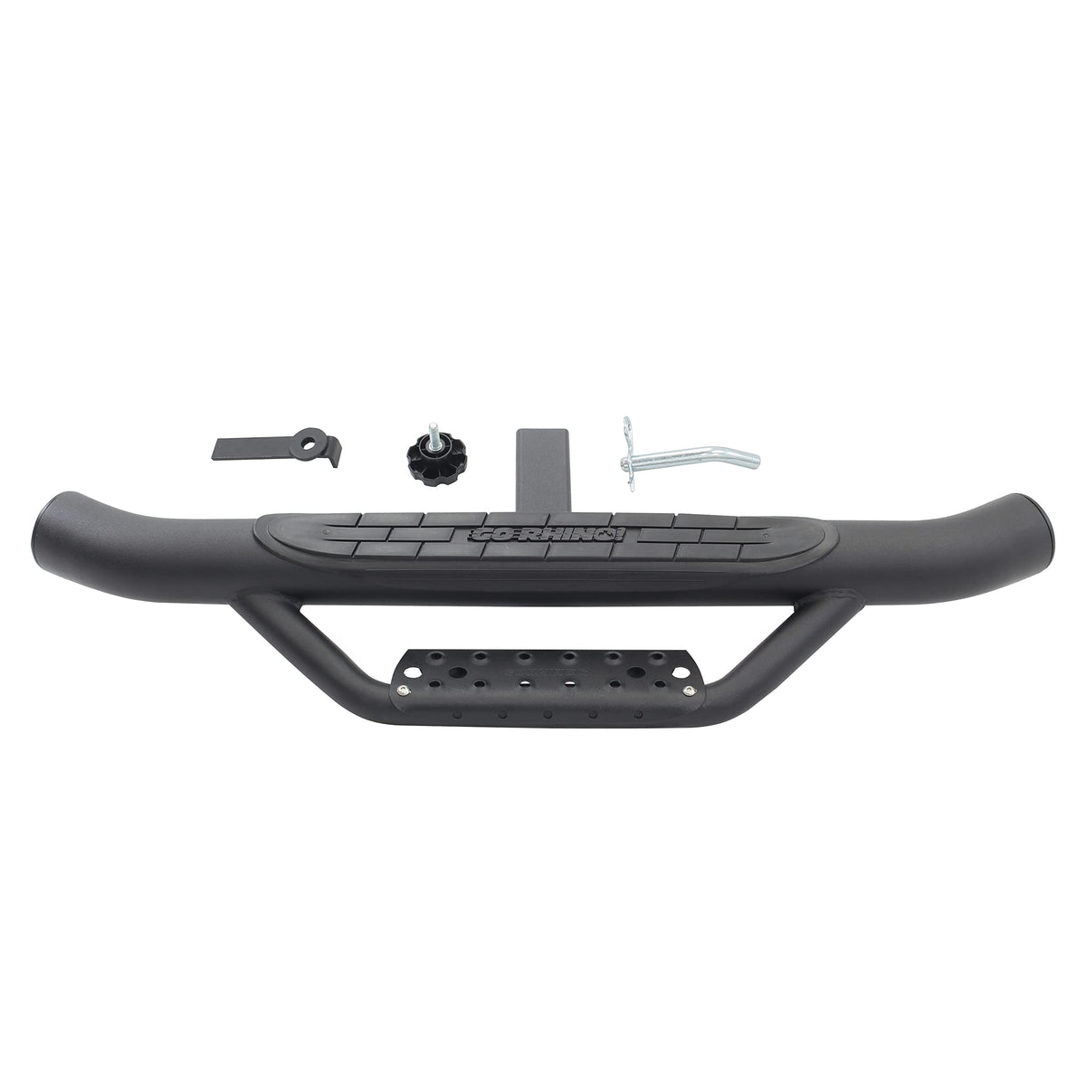 GO RHINO D360T Go Rhino Dominator Hitch Step | 36" Mild Steel, Textured Black | D360T | Fits 2" Receivers