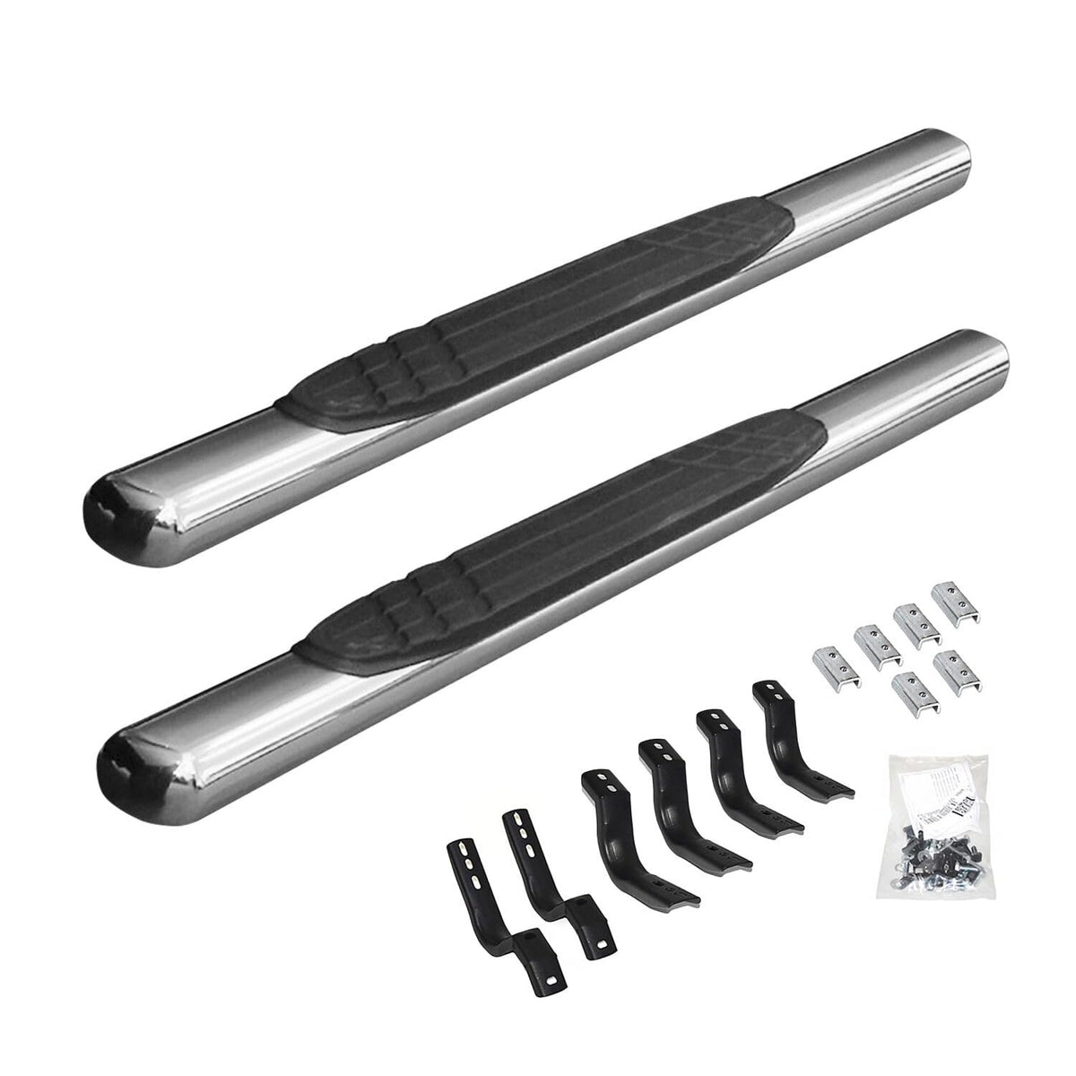 GO RHINO 684412652PS Go Rhino - 684412652PS - Go Rhino 684412652PS 4 in. OE Xtreme Plus SideSteps Kit Fits 04-14 Compatible with/Replacement for F-150