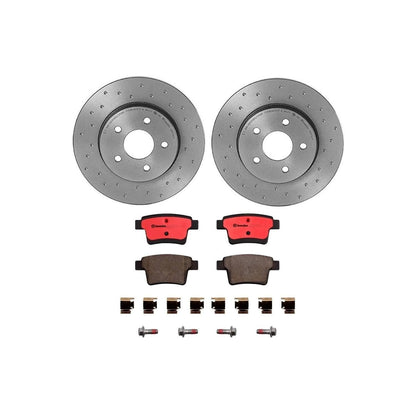 BREMBO KTX0095 Brembo KT Series Premium Brake Kit (KTX0095) for Jaguar X-Type 2005-2008 – High-Performance Brake Pads & Rotors – Direct OE Replacement