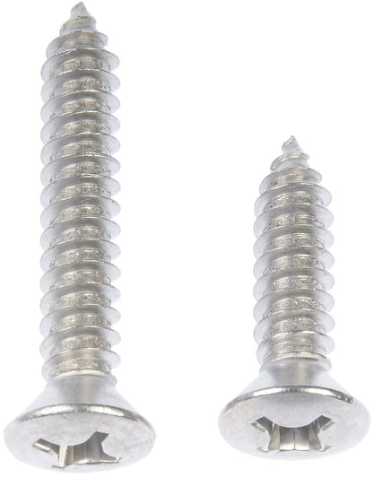 DORMAN 784-180 Dorman 784-180: Self Tapping Screw-Stainless Steel-Oval Head-No. 14 x 1 In, 1-1/2 In.