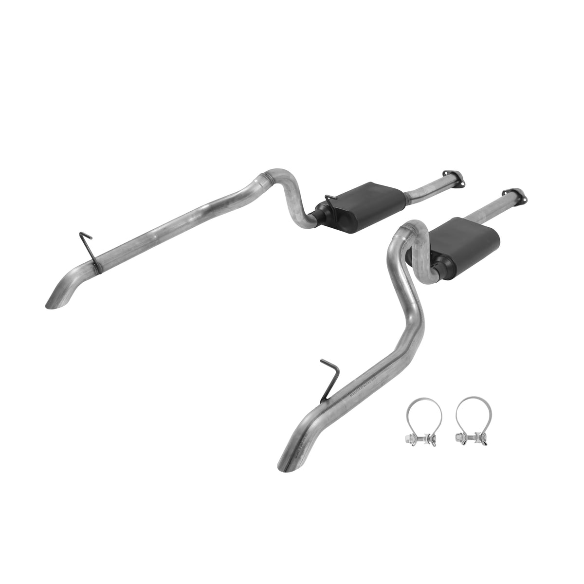 FLOWMASTER 17116 Flowmaster 17116 American Thunder Cat-Back Exhaust Kit 2.5 Inch Aluminized Steel Compatible with 1987-1993 Ford Mustang GT 5.0L engine. Coupes and Convertibles
