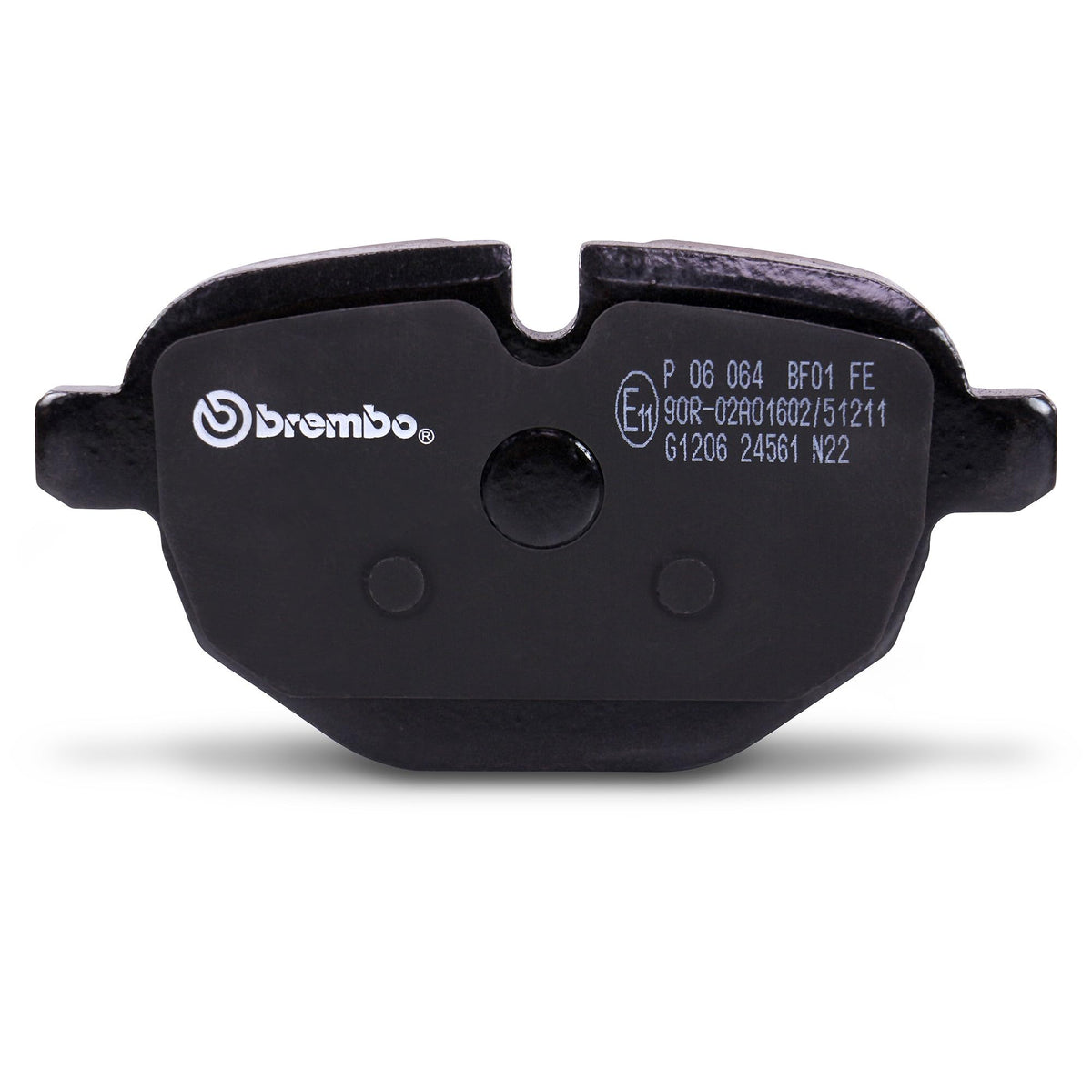 BREMBO P06064 Brembo P06064 Low-Met Rear Disc Brake Pad Set BMW/BMW (BRILLIANCE) OE# 34216796741