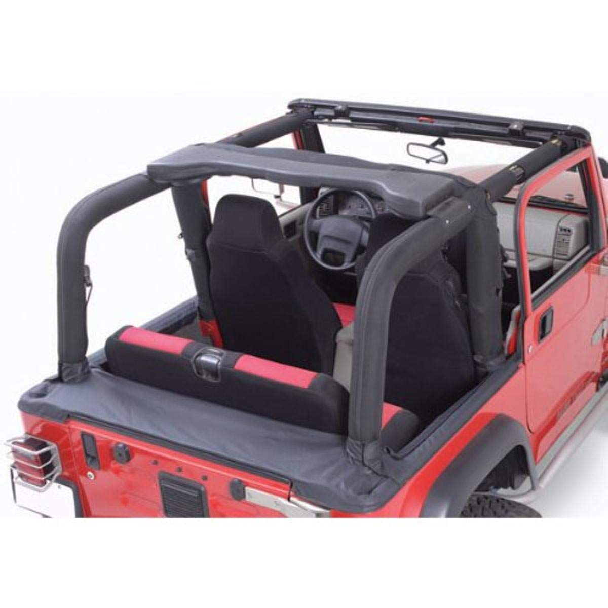 RUGGED RIDGE 13611.15 Rugged Ridge 13611.15 Roll Bar Cover Kit, Full; 92-95 Jeep Wrangler YJ