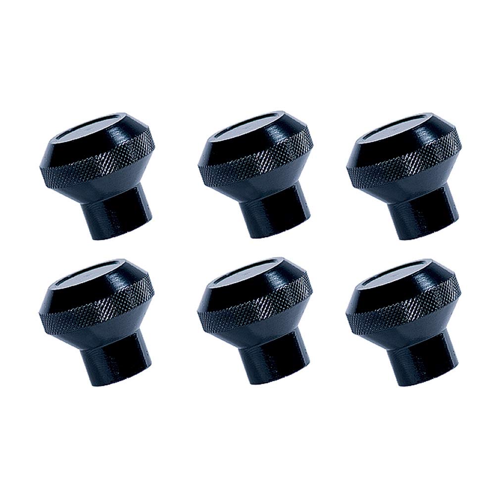 RUGGED RIDGE 11420.02 Rugged Ridge Dash Knob for Jeep CJ | Aluminum, Black | 11420.02 | Fits 1976-1986 Jeep CJ