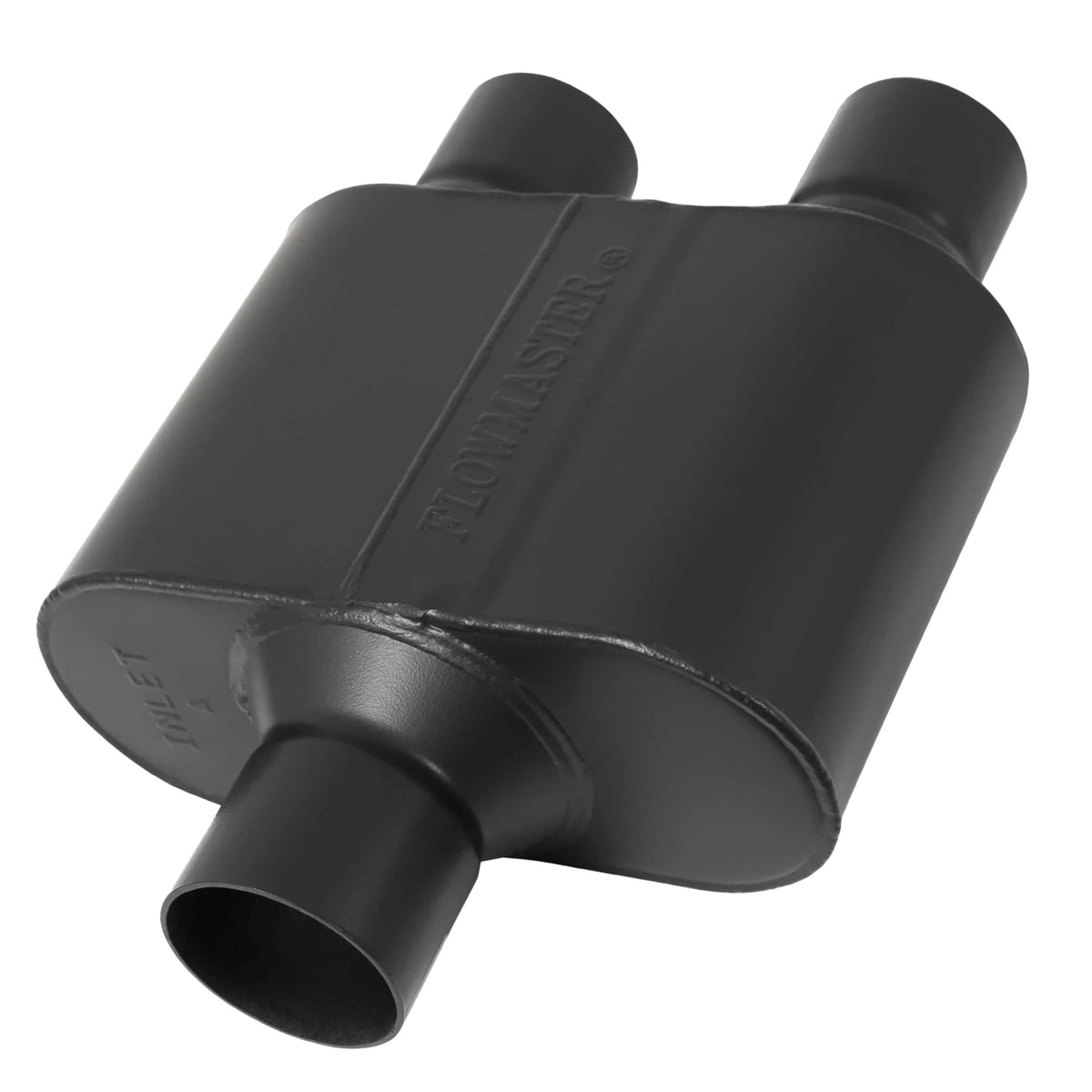 FLOWMASTER 8425152 Flowmaster Super 10 Series Muffler – 2.50" Center In / 2.25" Dual Out