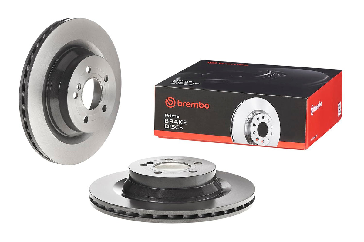 BREMBO 09B74541C02 Brembo 09.B745.41 UV Coated vented Rear Brake Rotor MERCEDES-BENZ OE# A0004231112