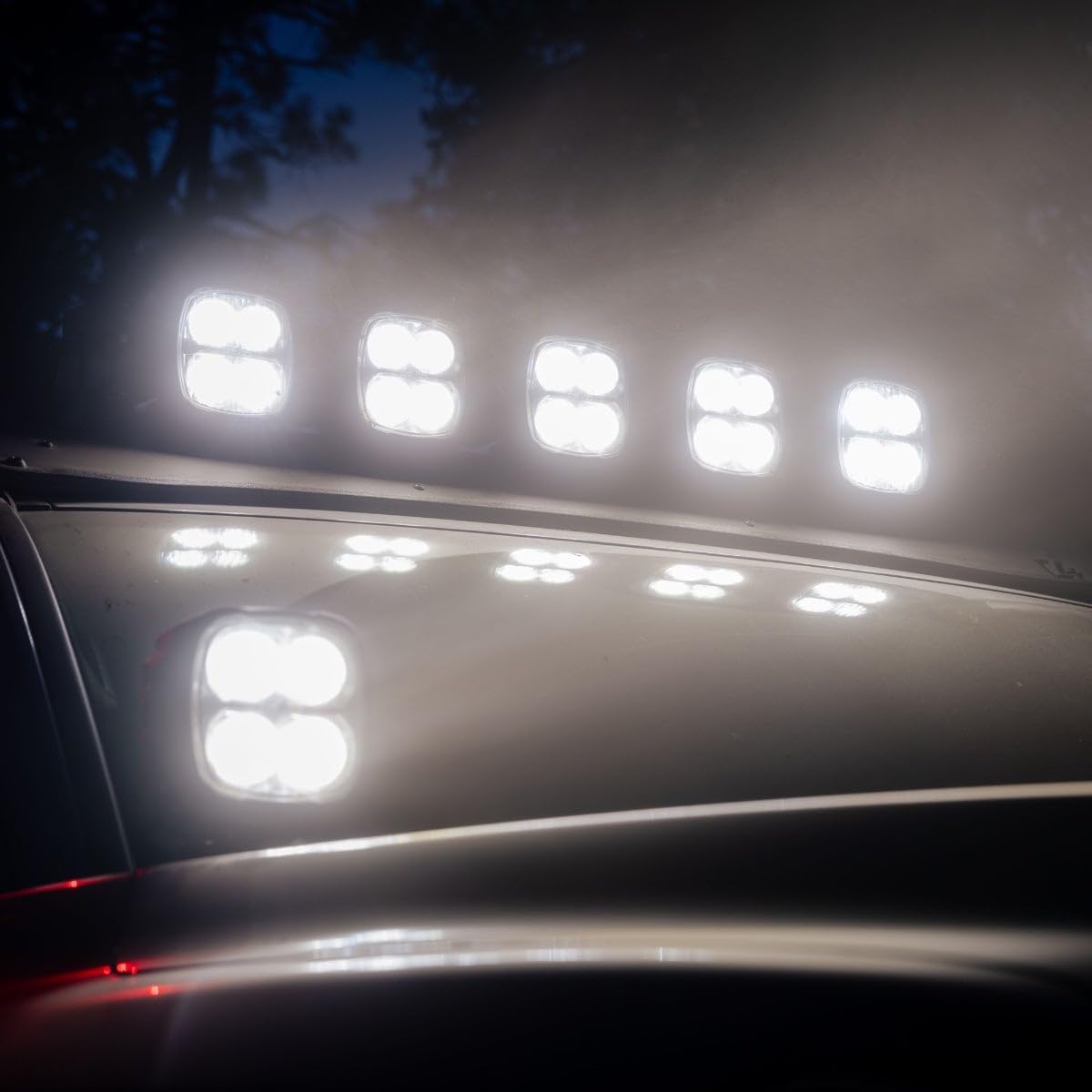 Rigid Industries 168240 Rigid Industries Phoenix Spot LED Light Pod - Amber Backlight, 5 Color Modes, 3 Power Modes, Universal Fit