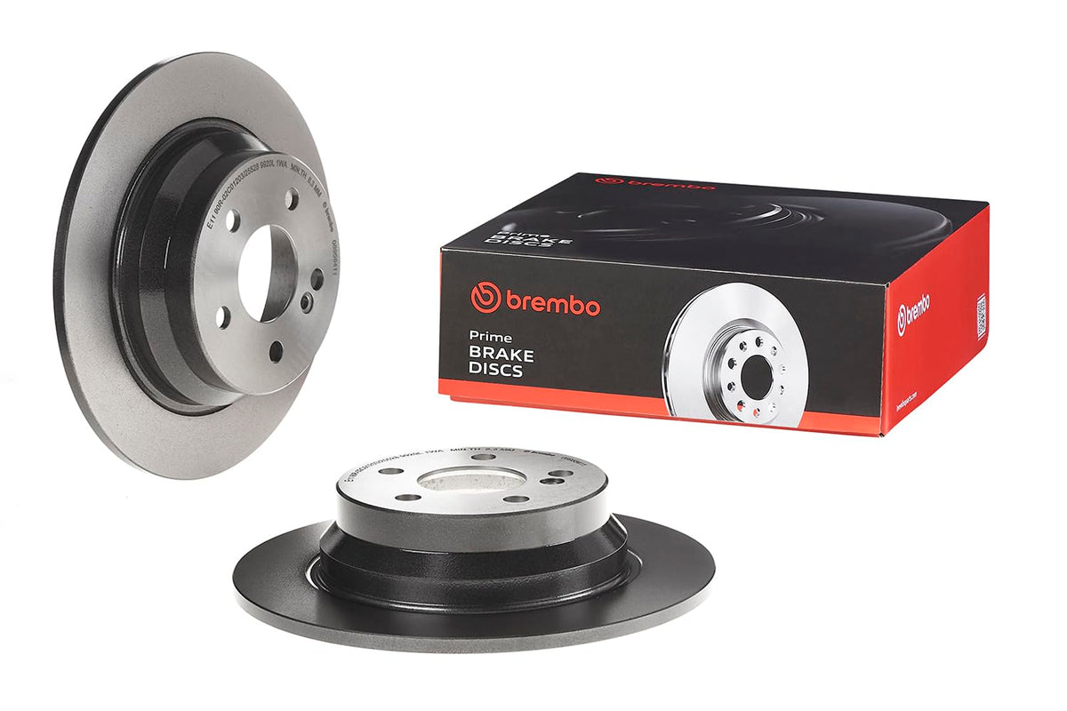 BREMBO 08958411C02 Brembo 08.9584.11 UV Coated solid Rear Brake Rotor MERCEDES-BENZ/MERCEDES-BENZ (BBDC) OE# A0004231012
