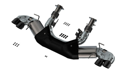 BORLA 140841BC Borla 140841BC - ATAK™ 304 SS Cat-Back Exhaust System with Quad Rear Exit