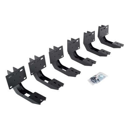 GO RHINO 6343065 Go Rhino RB10 / RB20 Brackets | Mild Steel, Textured Black | 6343065 | Fits 2019 - 2024 Ram 1500 Crew Cab Pickup (New Body Style Only. Excludes Classic Body Style)