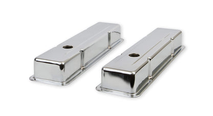 MR GASKET 9800 Mr. Gasket 9800 Chrome Valve Covers - Dual Cap Holes