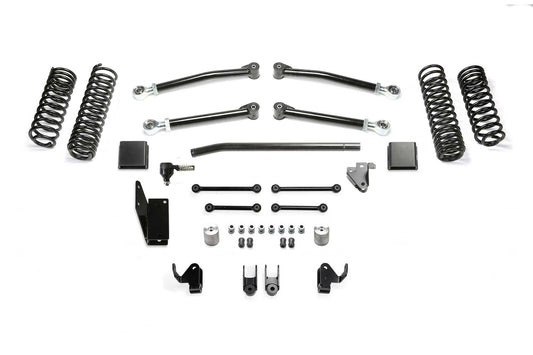 FABTECH FTS24246 Fabtech FTS24246 Suspension Link Arm Kit 5 Ton Front And Rear Lower Suspension Link Arm Kit